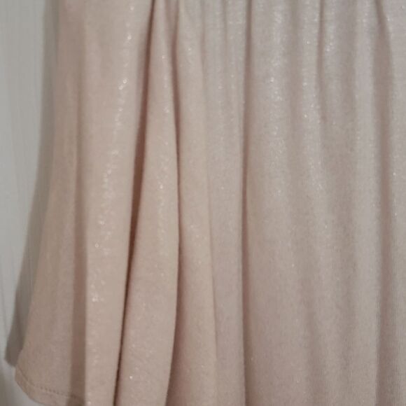 Maurices Shimmer Pale Pink Top Size XL - Picture 2 of 3